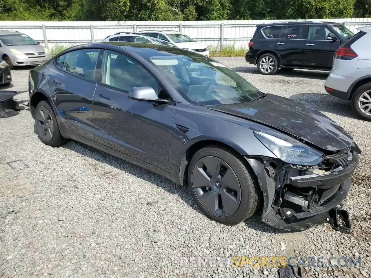 4 Photograph of a damaged car 5YJ3E1EA7PF649103 TESLA MODEL 3 2023