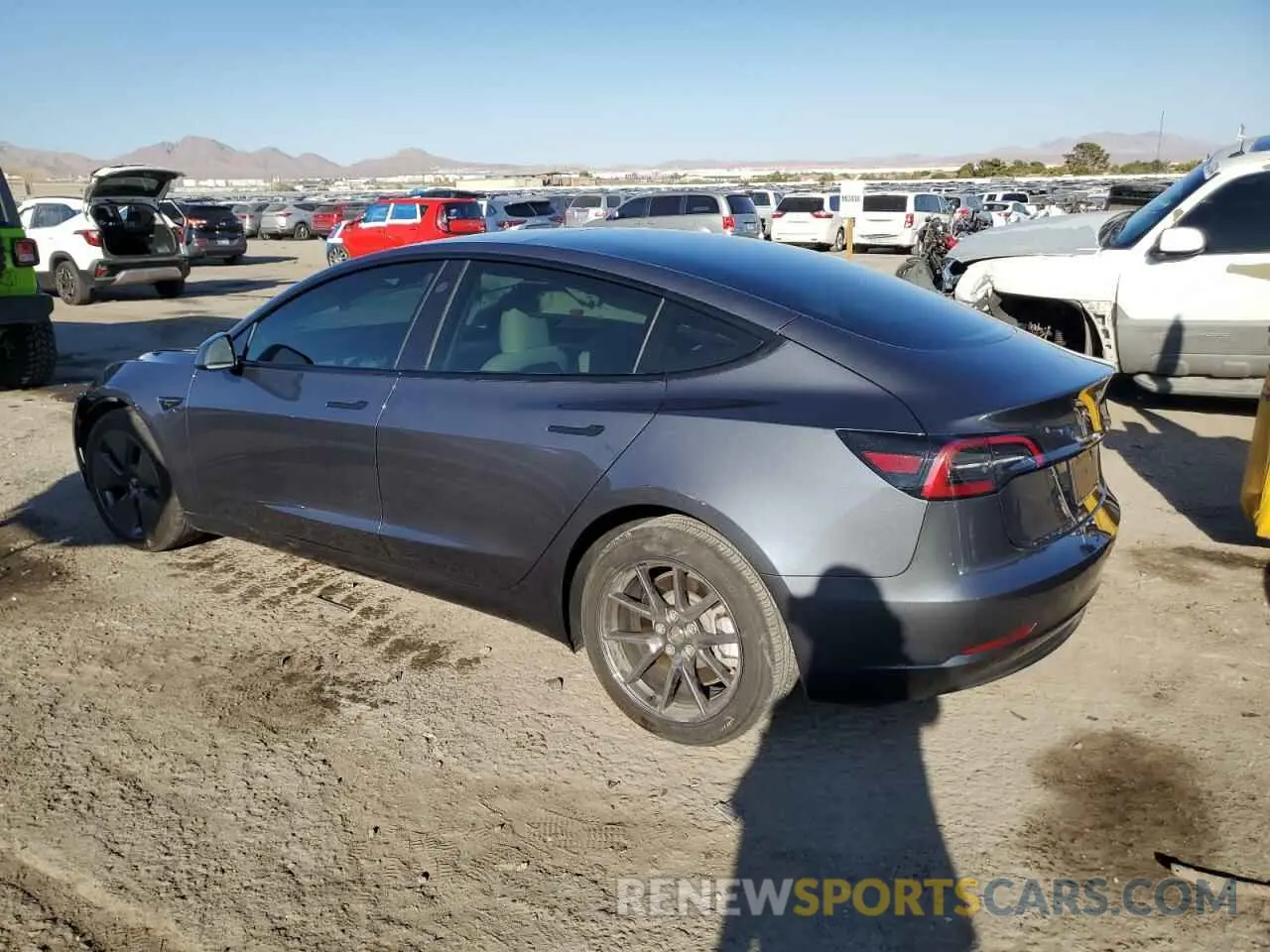 2 Photograph of a damaged car 5YJ3E1EA7PF655922 TESLA MODEL 3 2023