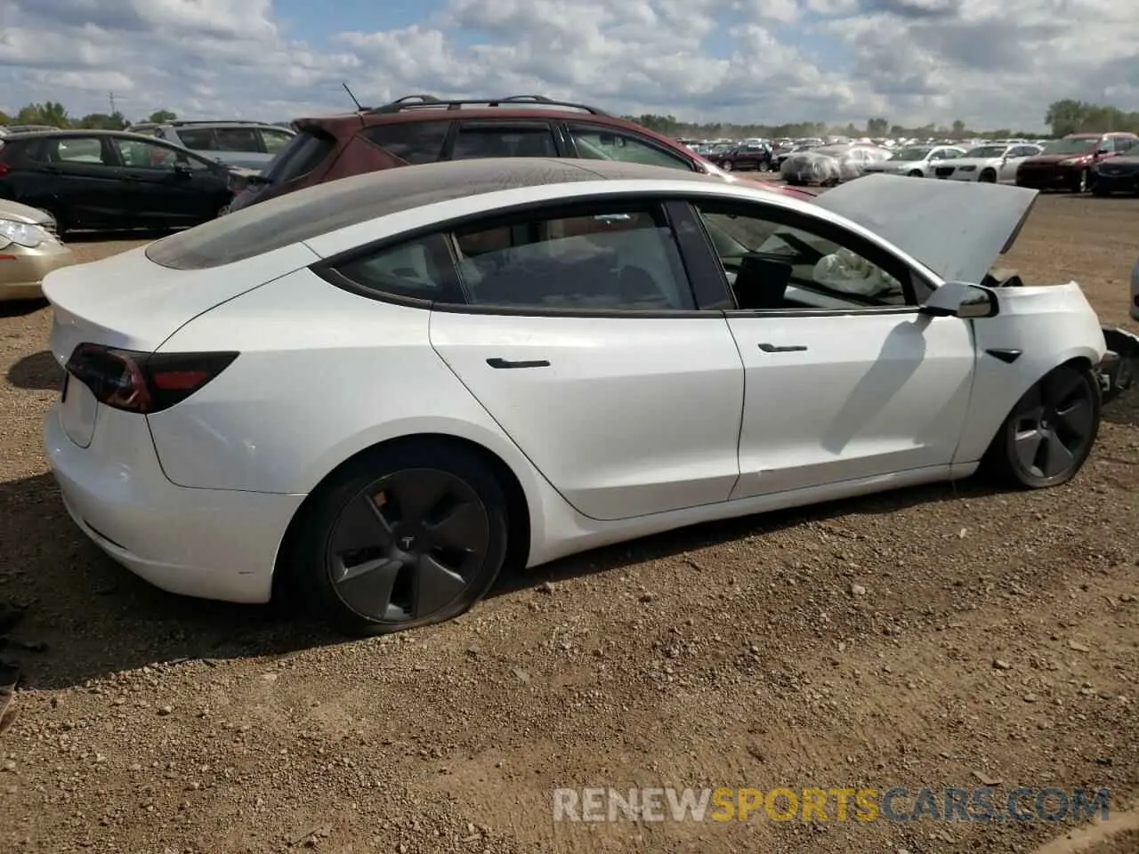 3 Photograph of a damaged car 5YJ3E1EA7PF656715 TESLA MODEL 3 2023