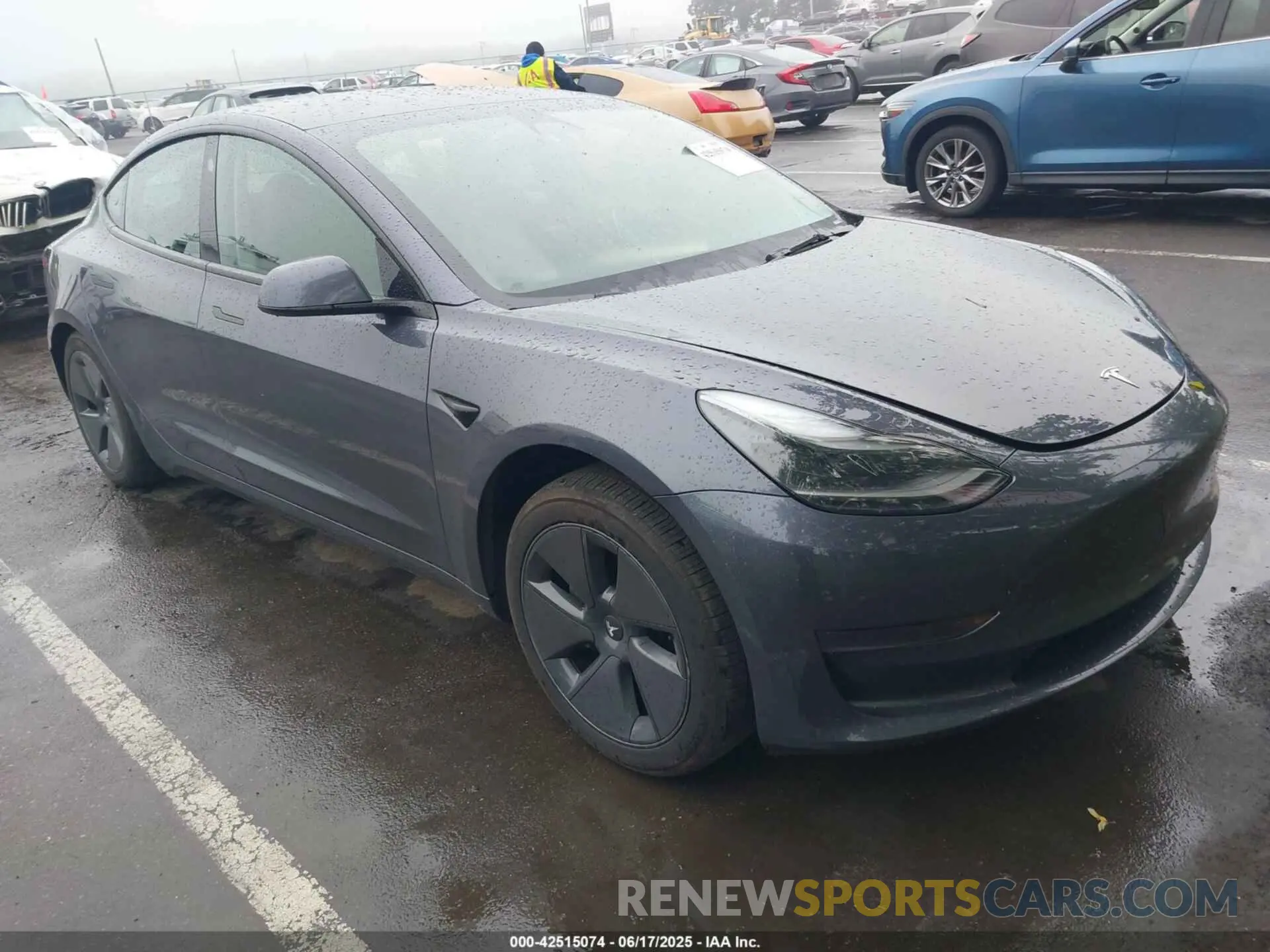 1 Photograph of a damaged car 5YJ3E1EA7PF658464 TESLA MODEL 3 2023