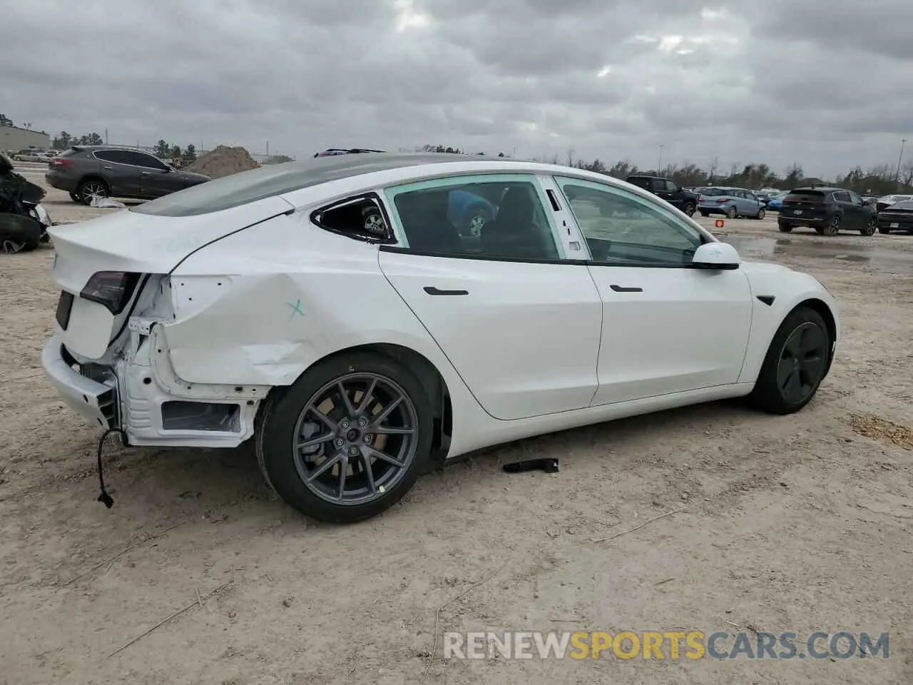 3 Photograph of a damaged car 5YJ3E1EA7PF666077 TESLA MODEL 3 2023