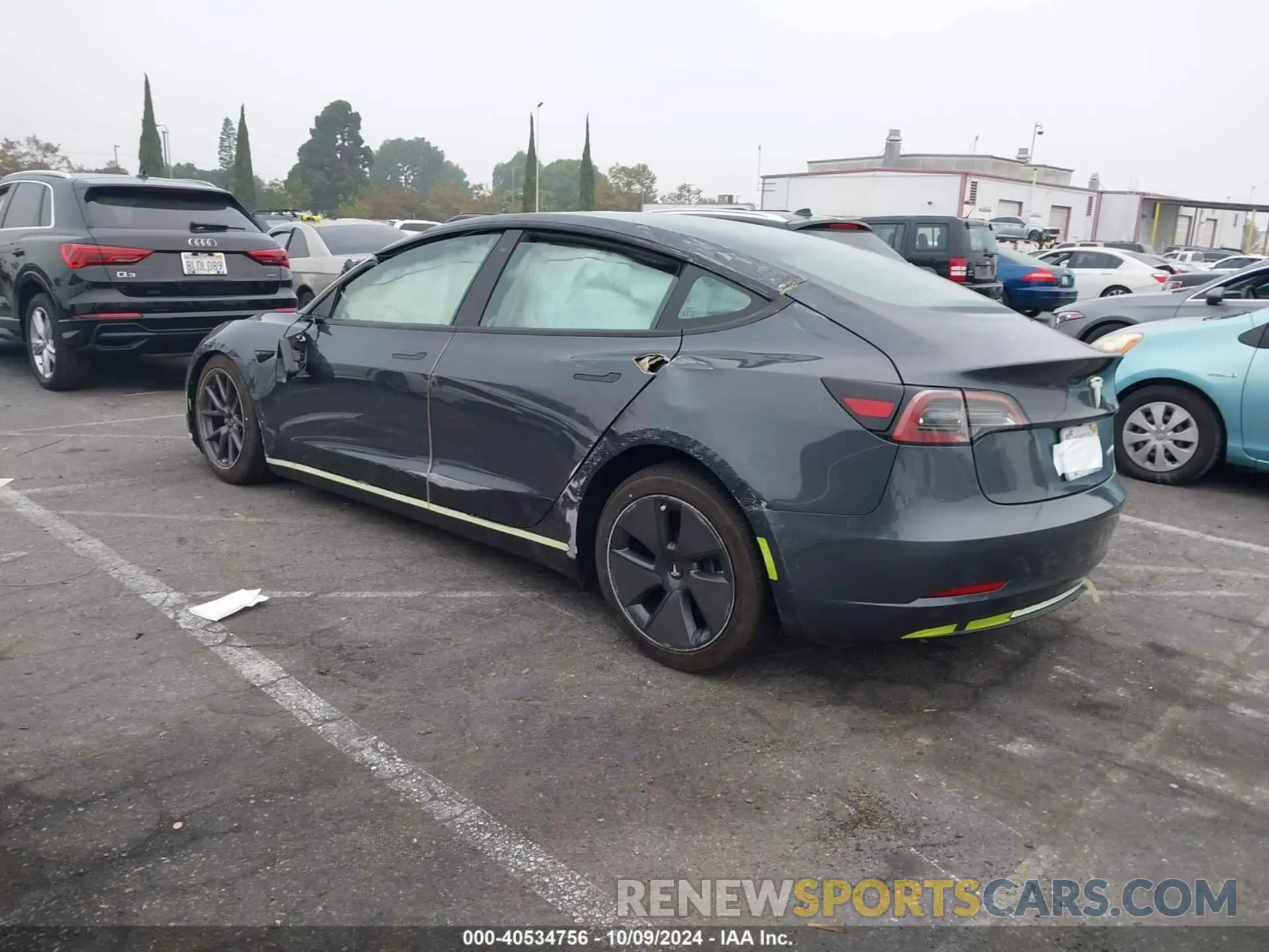 3 Photograph of a damaged car 5YJ3E1EA7PF676348 TESLA MODEL 3 2023