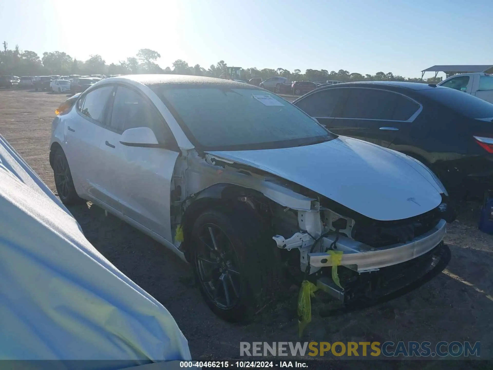 1 Photograph of a damaged car 5YJ3E1EA7PF676690 TESLA MODEL 3 2023