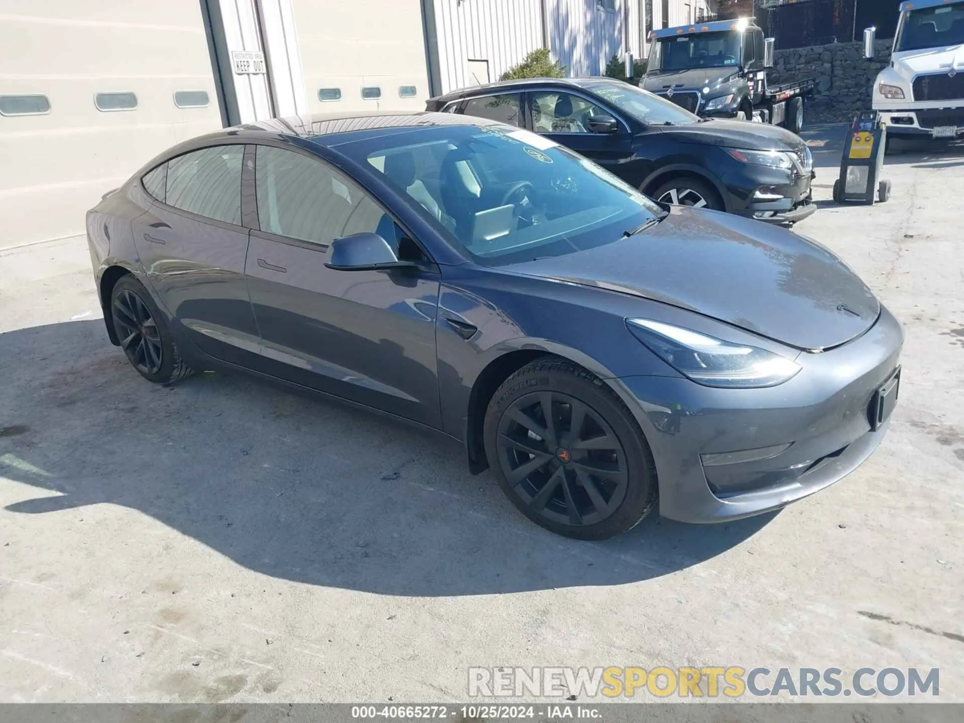 1 Photograph of a damaged car 5YJ3E1EA7PF680674 TESLA MODEL 3 2023