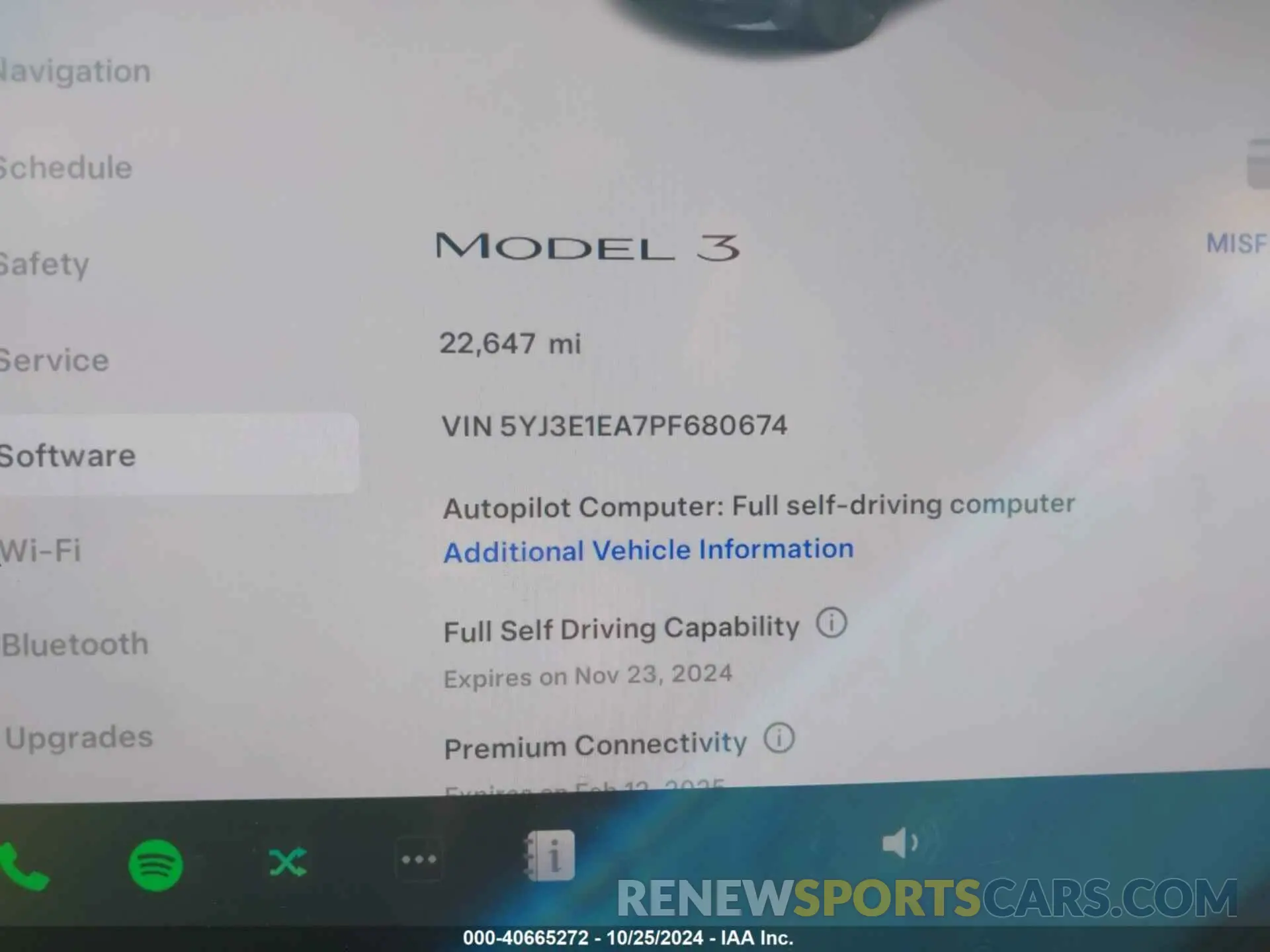 15 Photograph of a damaged car 5YJ3E1EA7PF680674 TESLA MODEL 3 2023