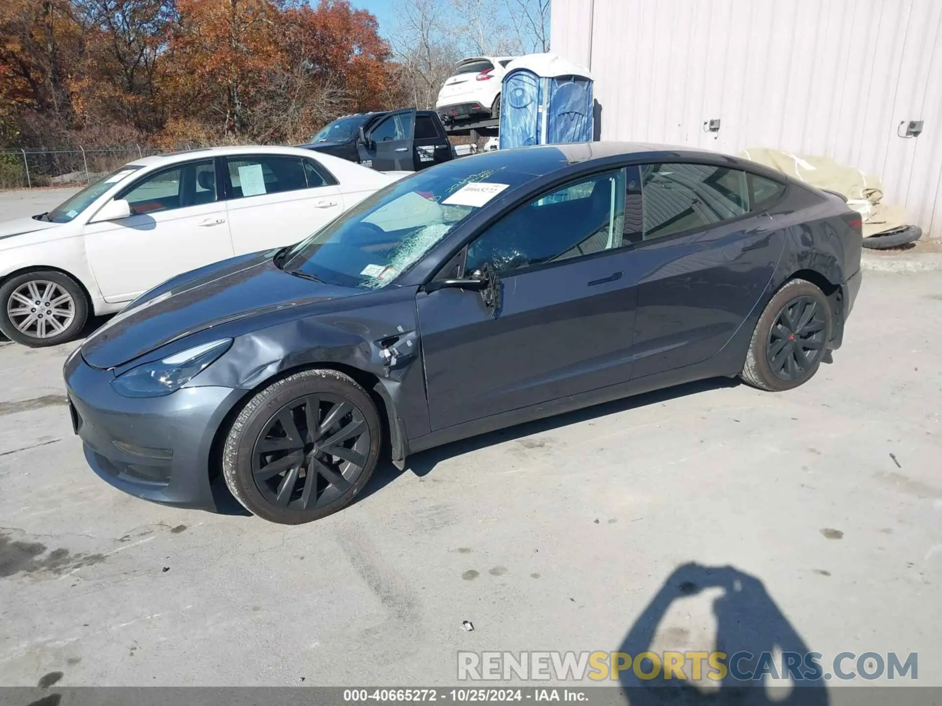 2 Photograph of a damaged car 5YJ3E1EA7PF680674 TESLA MODEL 3 2023
