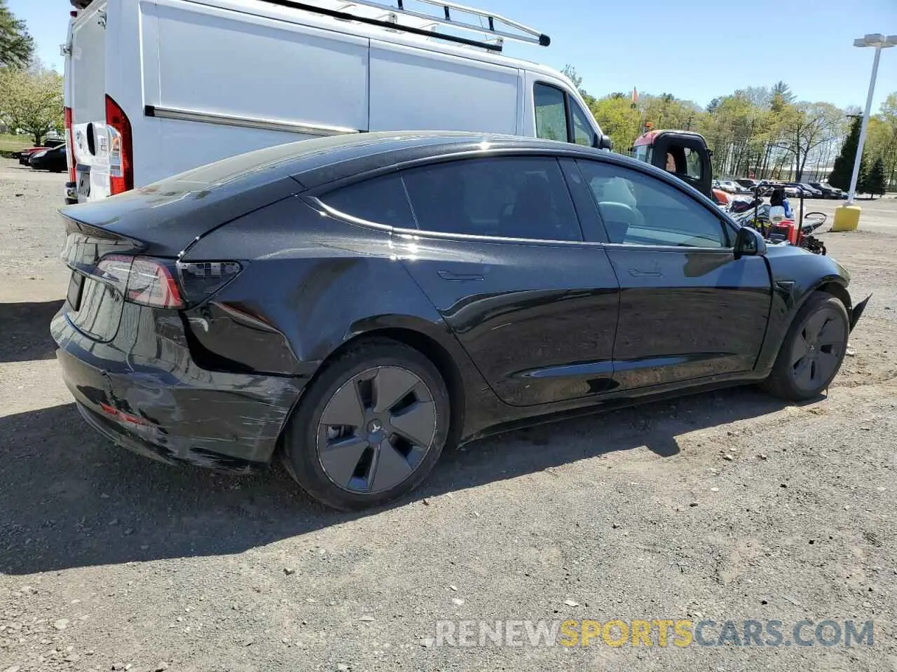 3 Photograph of a damaged car 5YJ3E1EA7PF689455 TESLA MODEL 3 2023