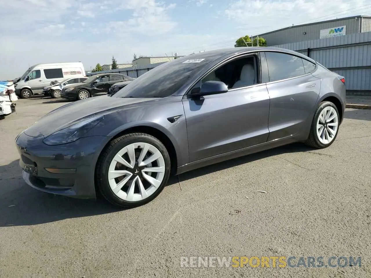 1 Photograph of a damaged car 5YJ3E1EA7PF692646 TESLA MODEL 3 2023