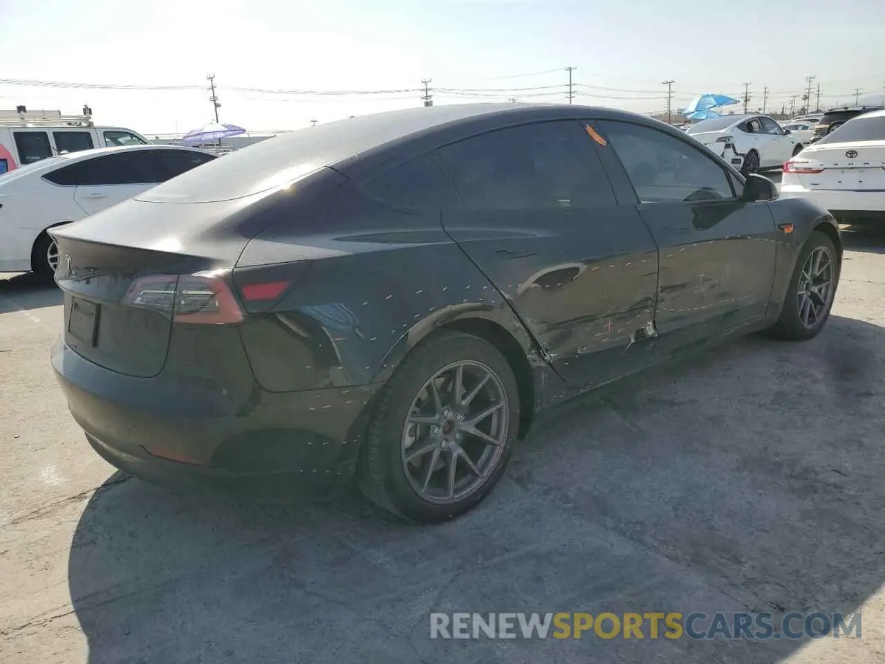 3 Photograph of a damaged car 5YJ3E1EA7PF694008 TESLA MODEL 3 2023