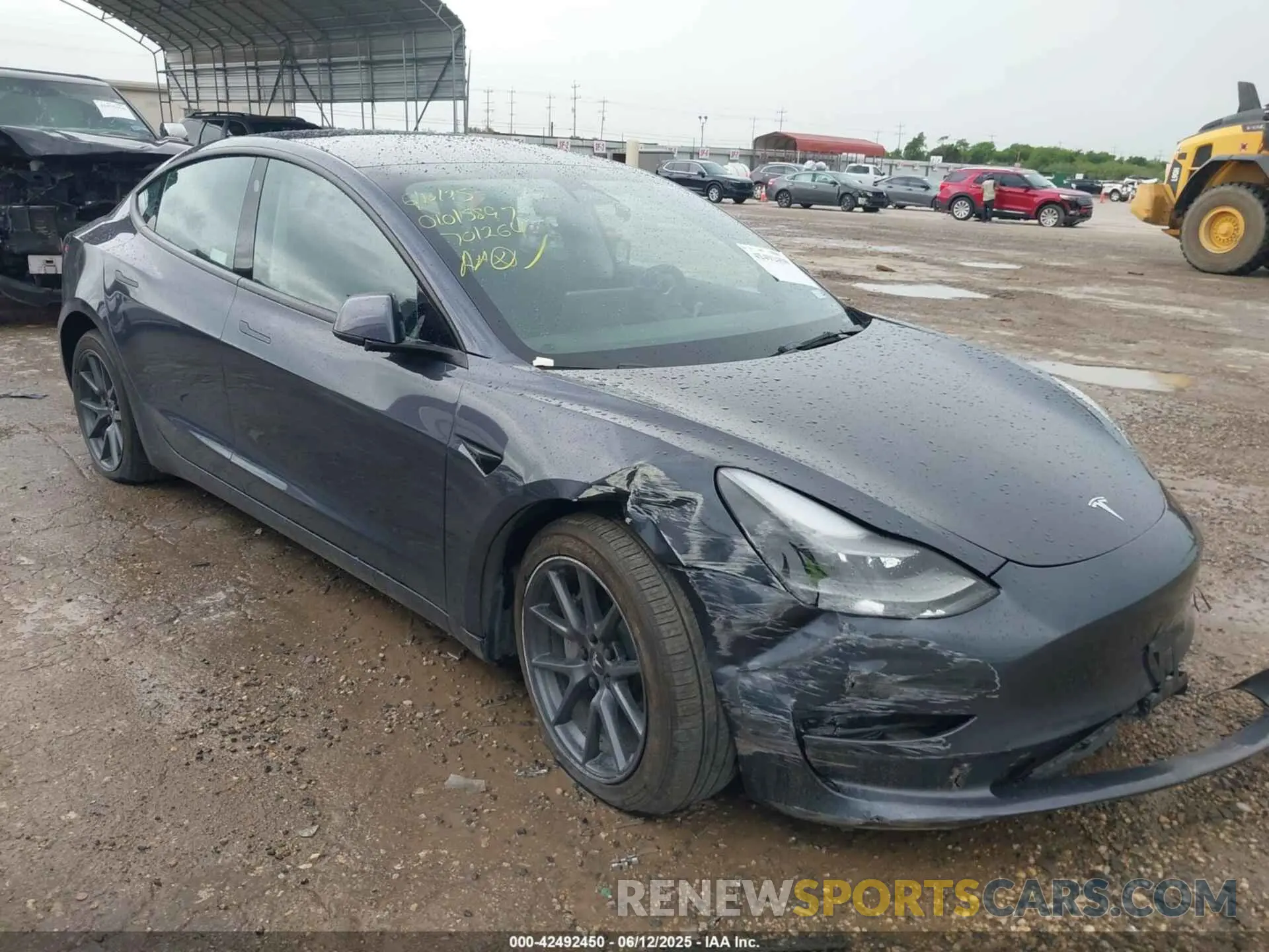 1 Photograph of a damaged car 5YJ3E1EA7PF701264 TESLA MODEL 3 2023