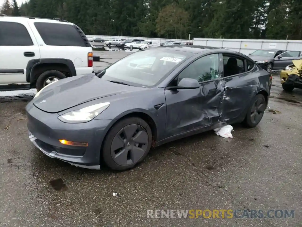 1 Photograph of a damaged car 5YJ3E1EA7PF711664 TESLA MODEL 3 2023