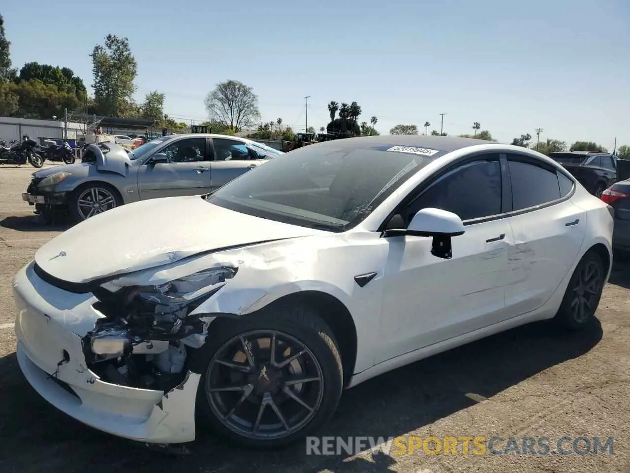 1 Photograph of a damaged car 5YJ3E1EA8PF394705 TESLA MODEL 3 2023