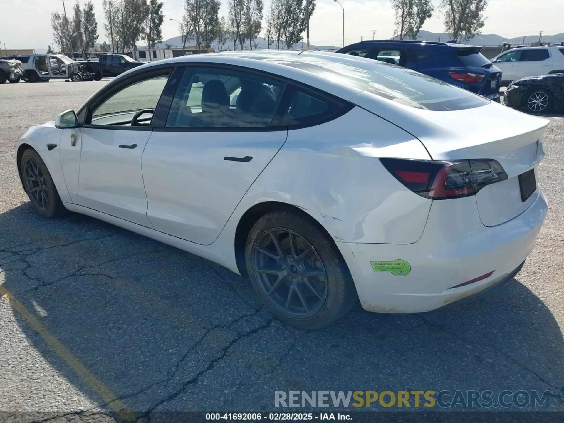 3 Photograph of a damaged car 5YJ3E1EA8PF398110 TESLA MODEL 3 2023