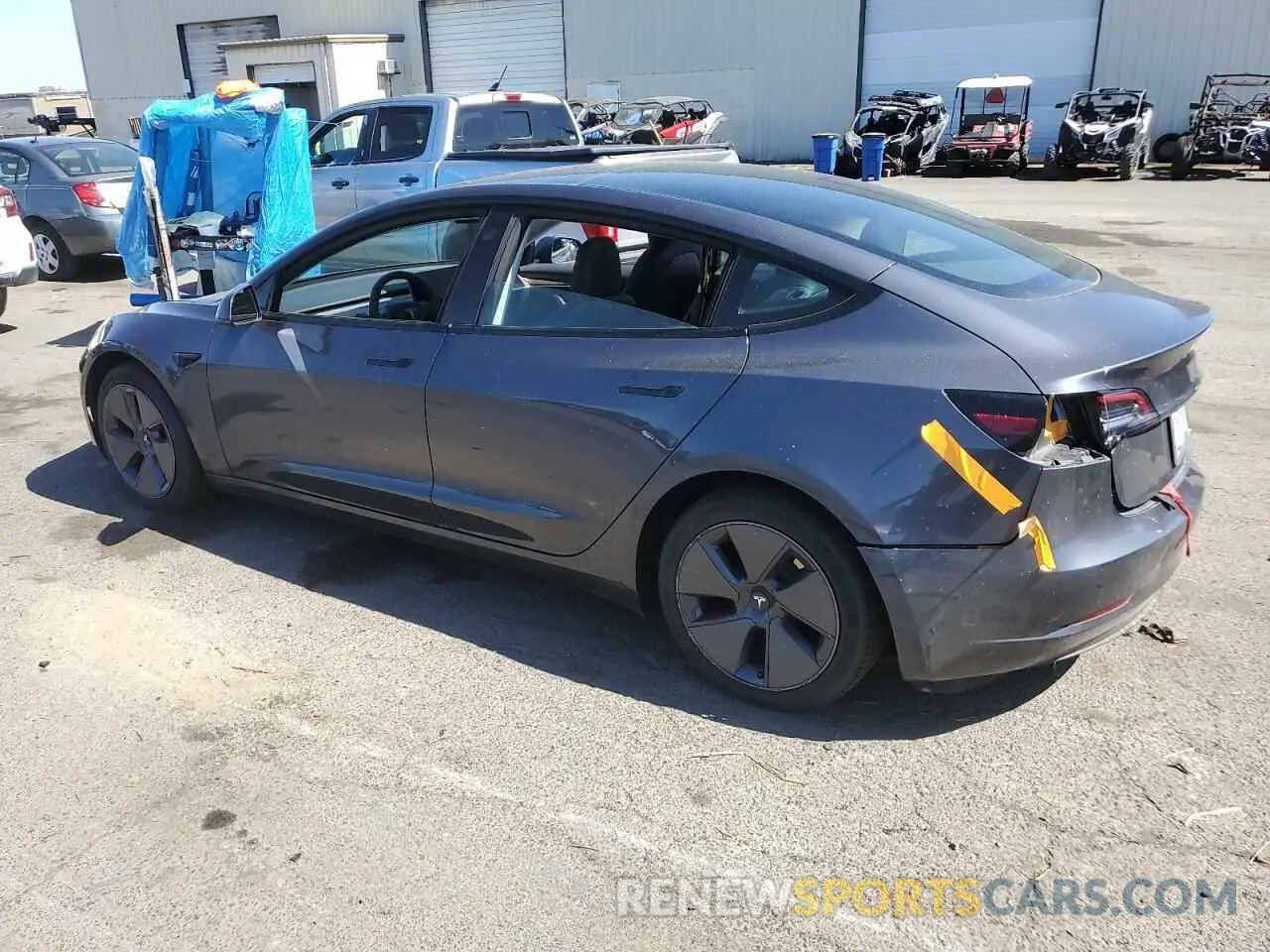 2 Photograph of a damaged car 5YJ3E1EA8PF408005 TESLA MODEL 3 2023