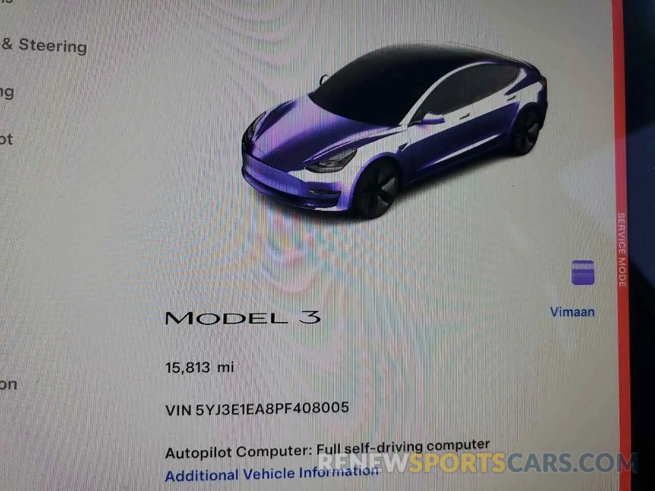 9 Photograph of a damaged car 5YJ3E1EA8PF408005 TESLA MODEL 3 2023