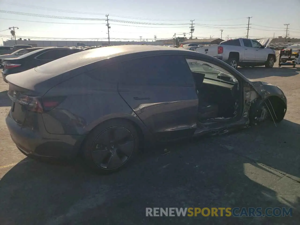 3 Photograph of a damaged car 5YJ3E1EA8PF411034 TESLA MODEL 3 2023