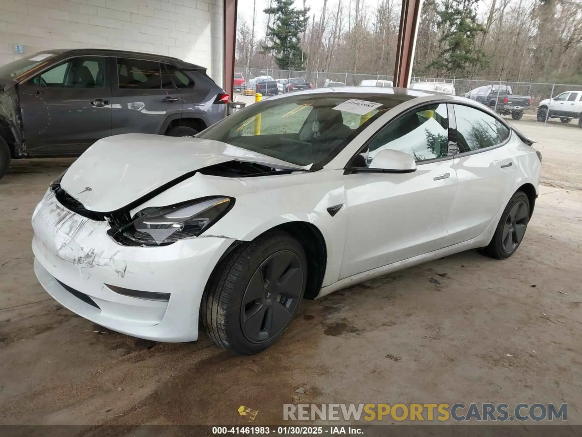 2 Photograph of a damaged car 5YJ3E1EA8PF412166 TESLA MODEL 3 2023