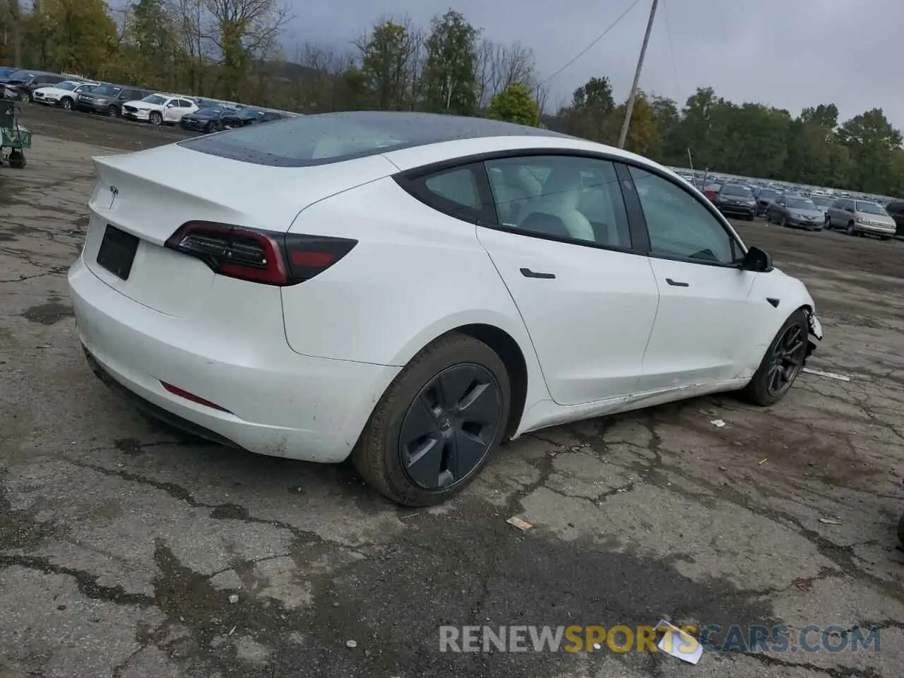3 Photograph of a damaged car 5YJ3E1EA8PF414998 TESLA MODEL 3 2023