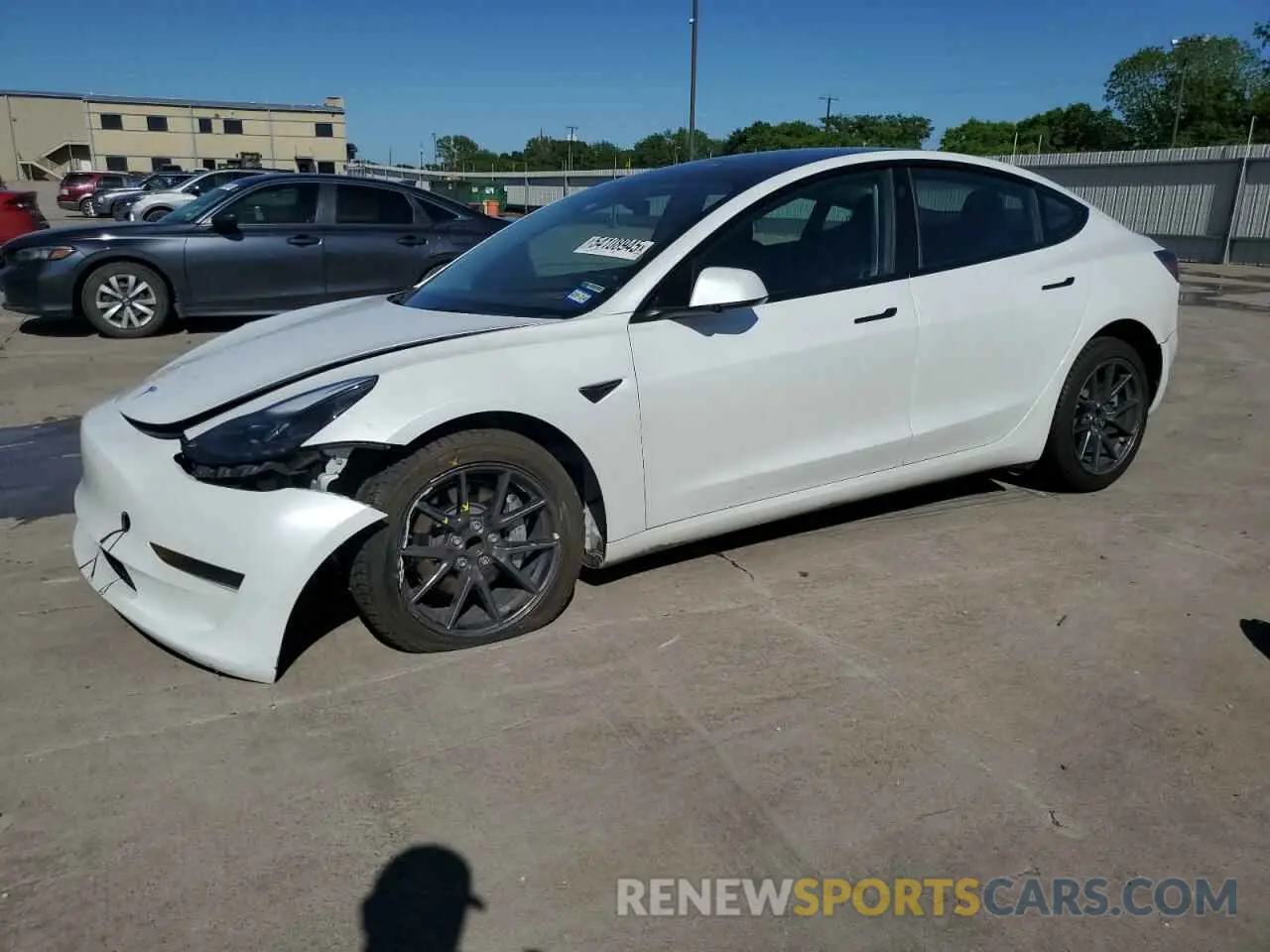 1 Photograph of a damaged car 5YJ3E1EA8PF418579 TESLA MODEL 3 2023