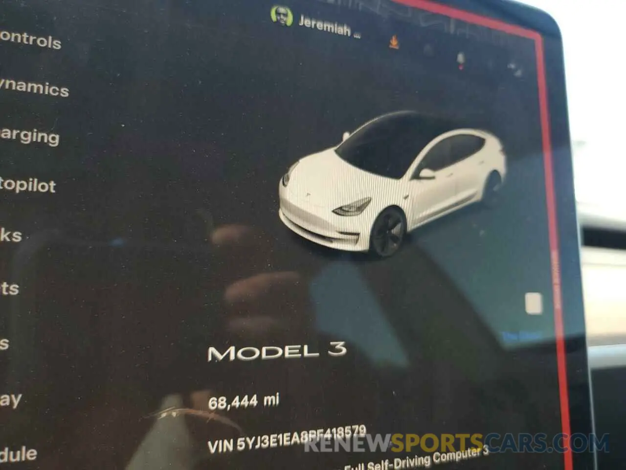 9 Photograph of a damaged car 5YJ3E1EA8PF418579 TESLA MODEL 3 2023
