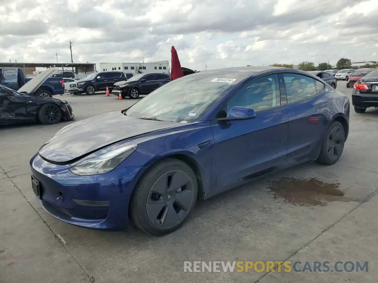 1 Photograph of a damaged car 5YJ3E1EA8PF425497 TESLA MODEL 3 2023