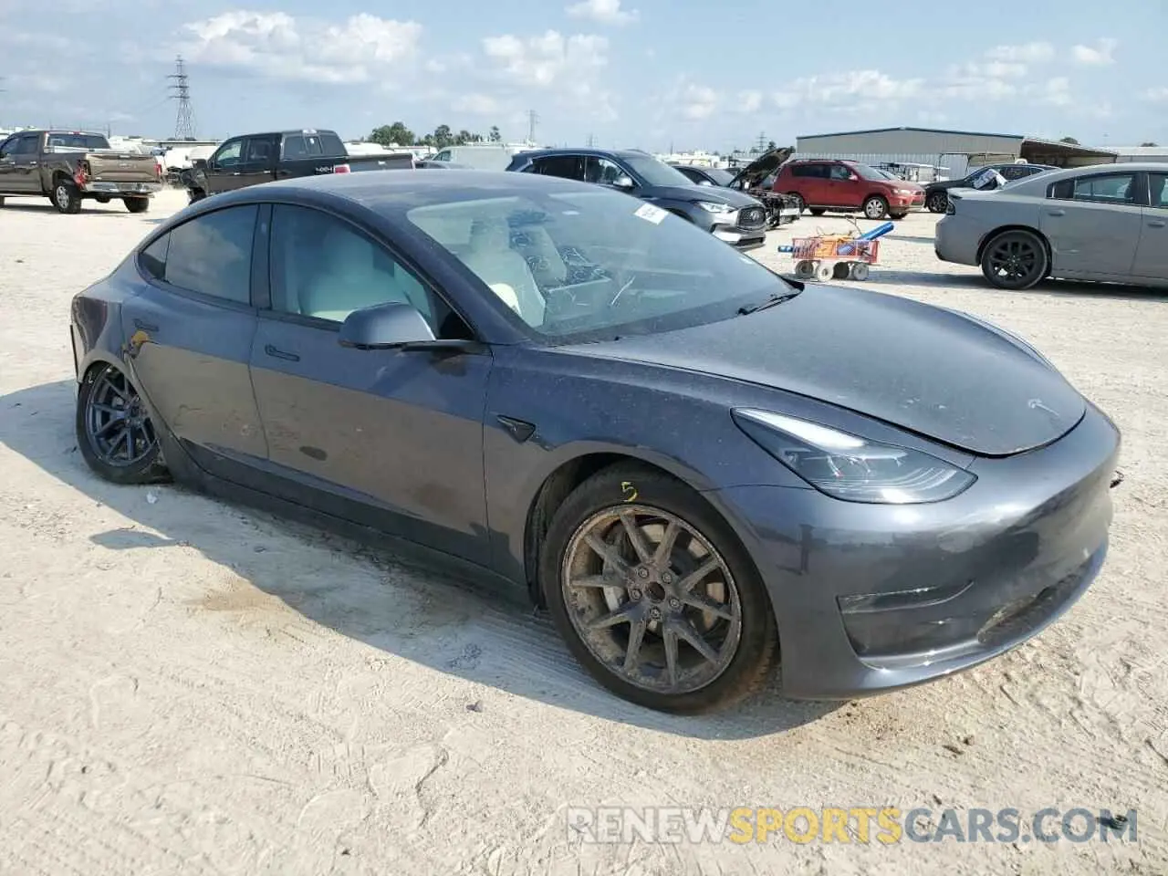 4 Photograph of a damaged car 5YJ3E1EA8PF426004 TESLA MODEL 3 2023