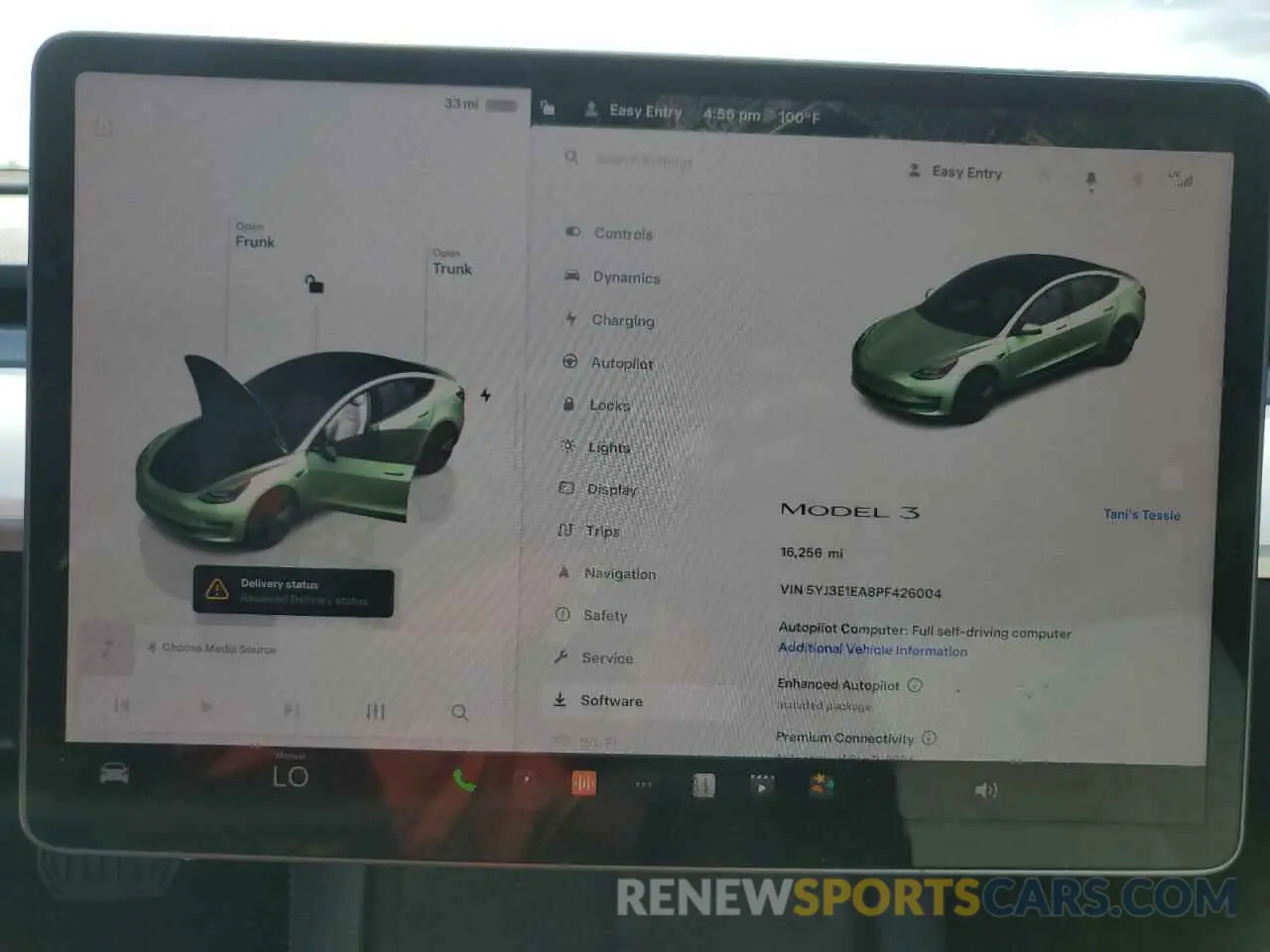 9 Photograph of a damaged car 5YJ3E1EA8PF426004 TESLA MODEL 3 2023