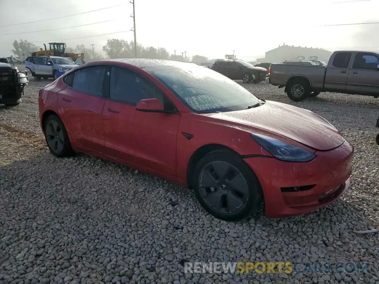 4 Photograph of a damaged car 5YJ3E1EA8PF431154 TESLA MODEL 3 2023