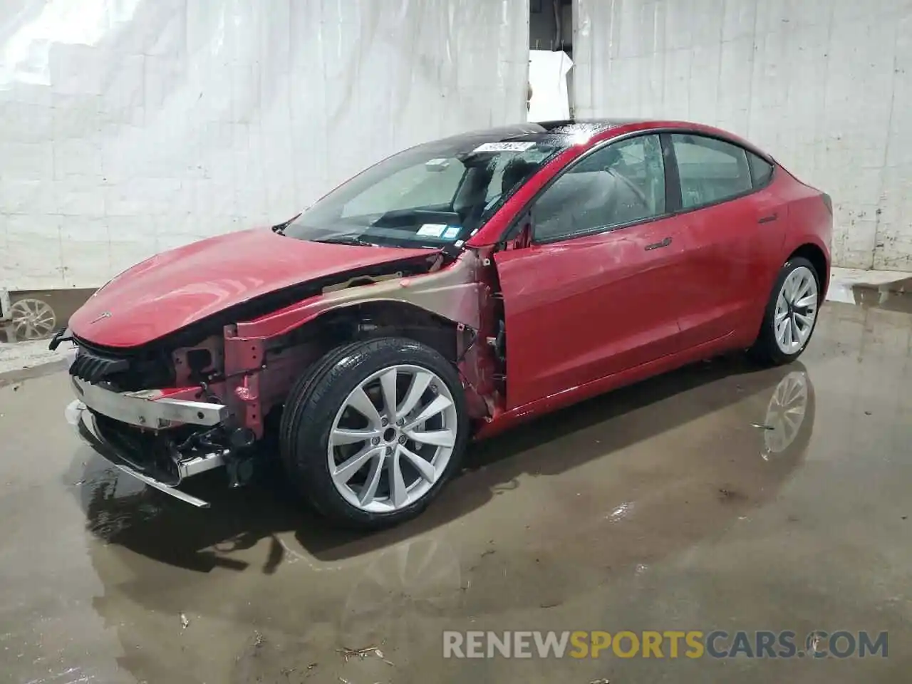 1 Photograph of a damaged car 5YJ3E1EA8PF436306 TESLA MODEL 3 2023