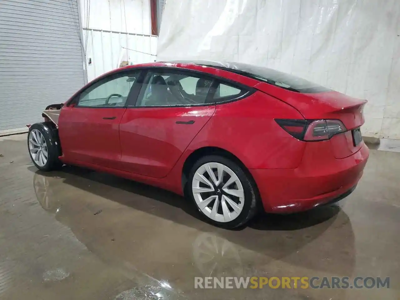 2 Photograph of a damaged car 5YJ3E1EA8PF436306 TESLA MODEL 3 2023