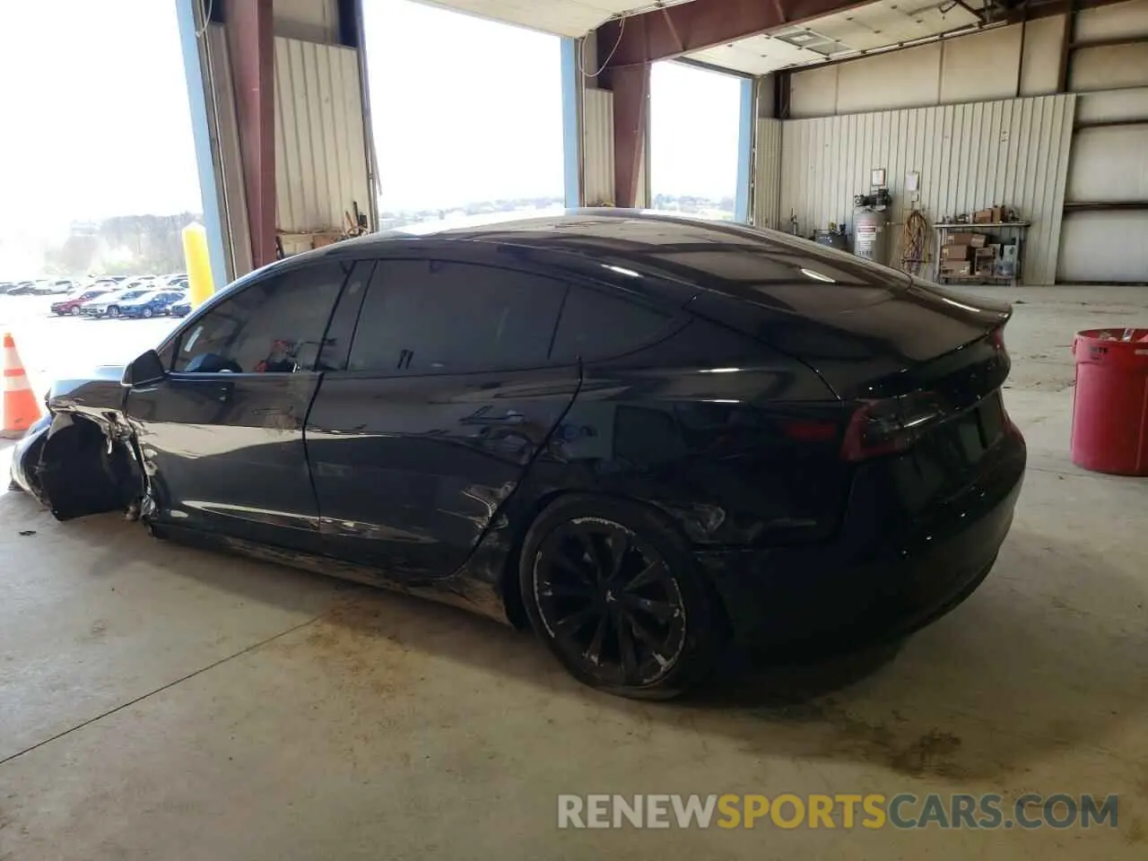 2 Photograph of a damaged car 5YJ3E1EA8PF446835 TESLA MODEL 3 2023
