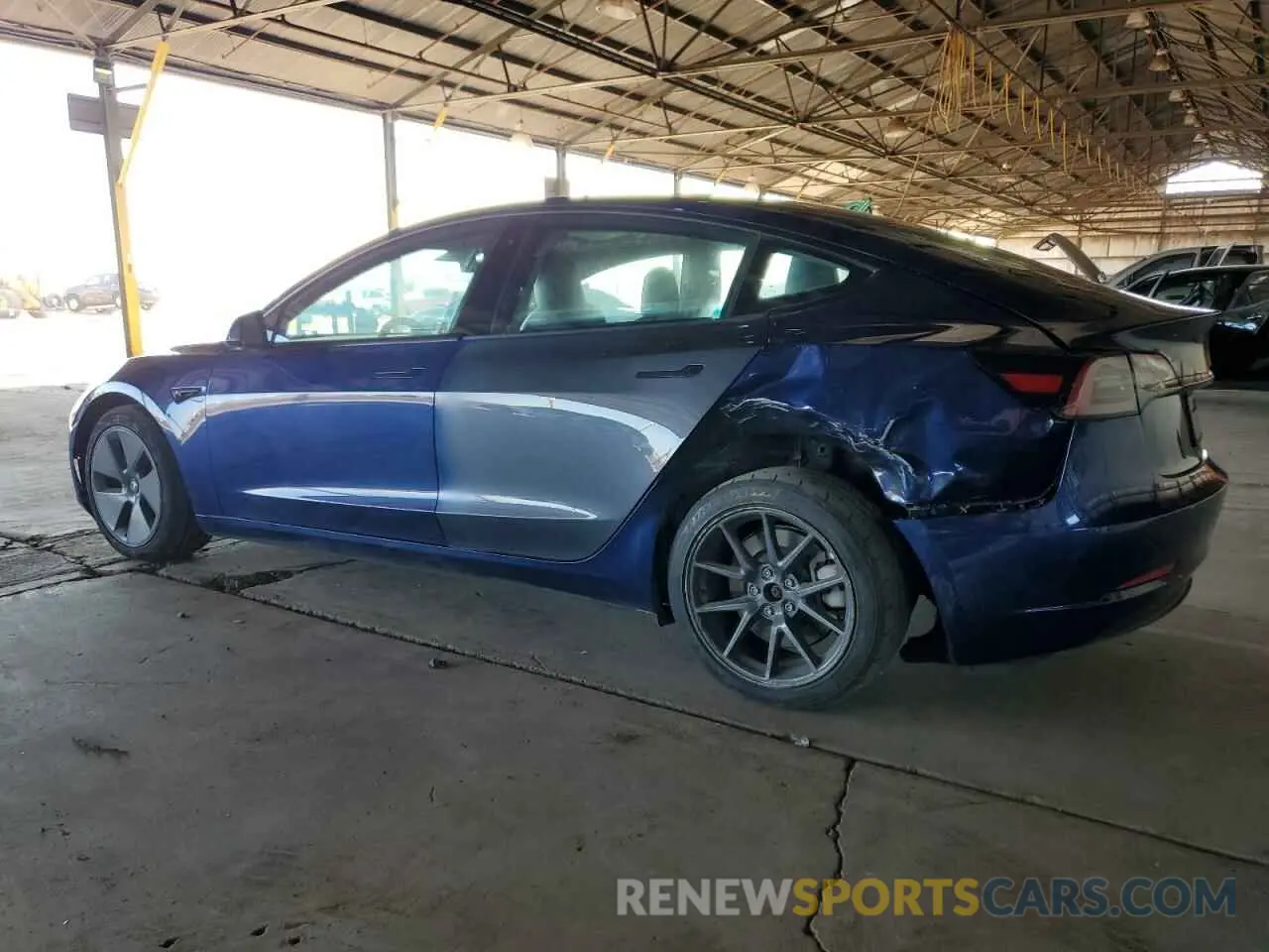 2 Photograph of a damaged car 5YJ3E1EA8PF448200 TESLA MODEL 3 2023