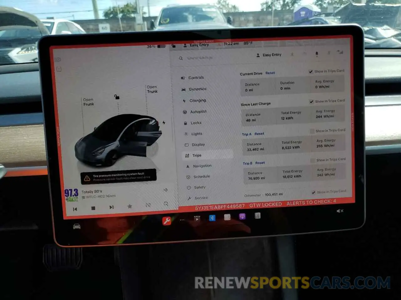 9 Photograph of a damaged car 5YJ3E1EA8PF449587 TESLA MODEL 3 2023