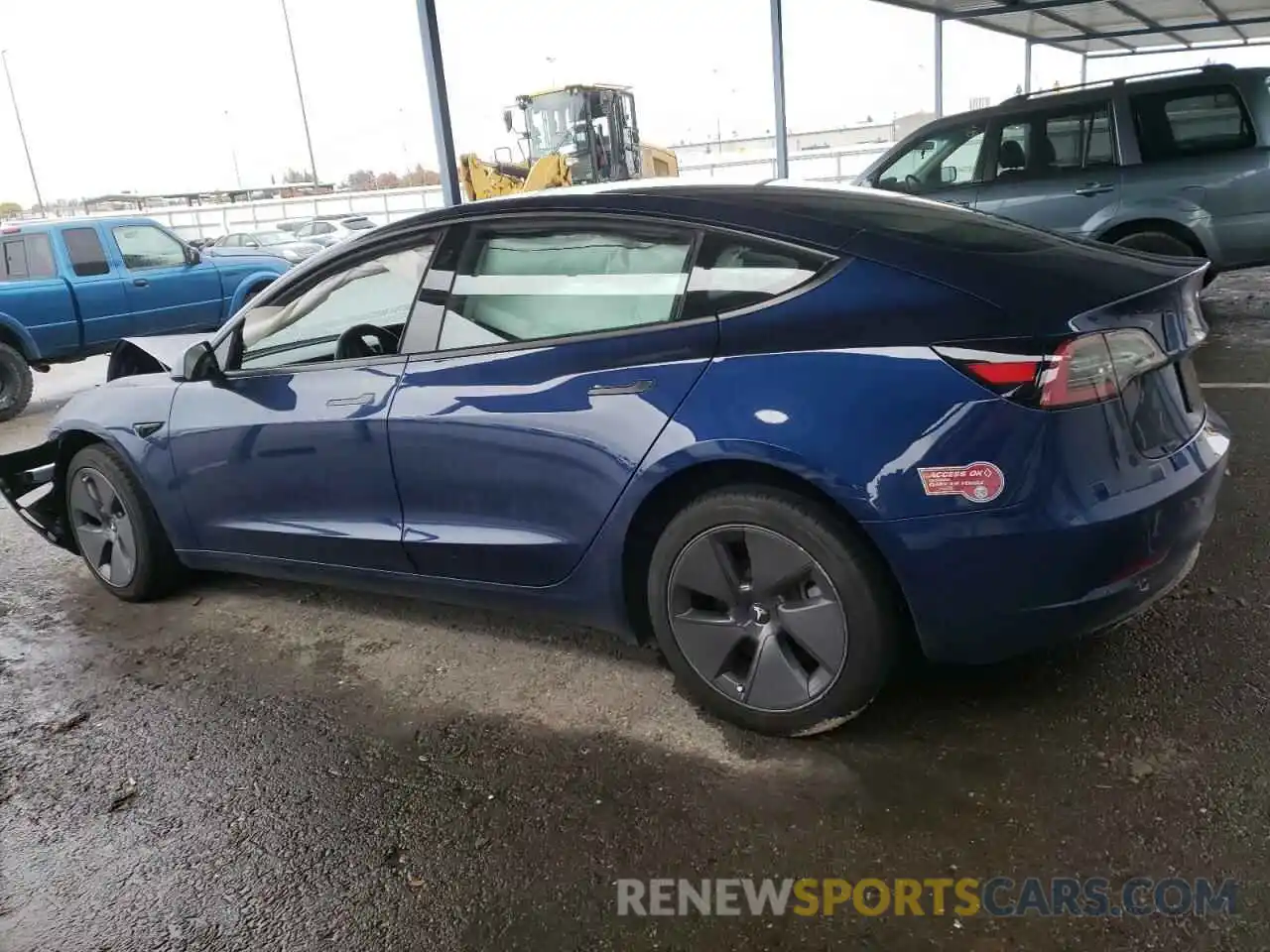 2 Photograph of a damaged car 5YJ3E1EA8PF450027 TESLA MODEL 3 2023