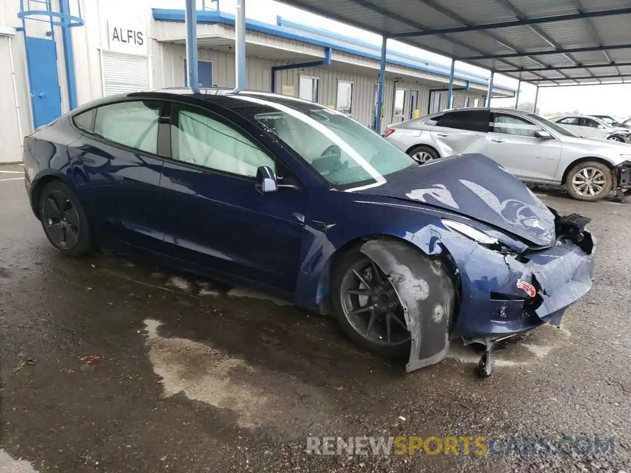 4 Photograph of a damaged car 5YJ3E1EA8PF450027 TESLA MODEL 3 2023