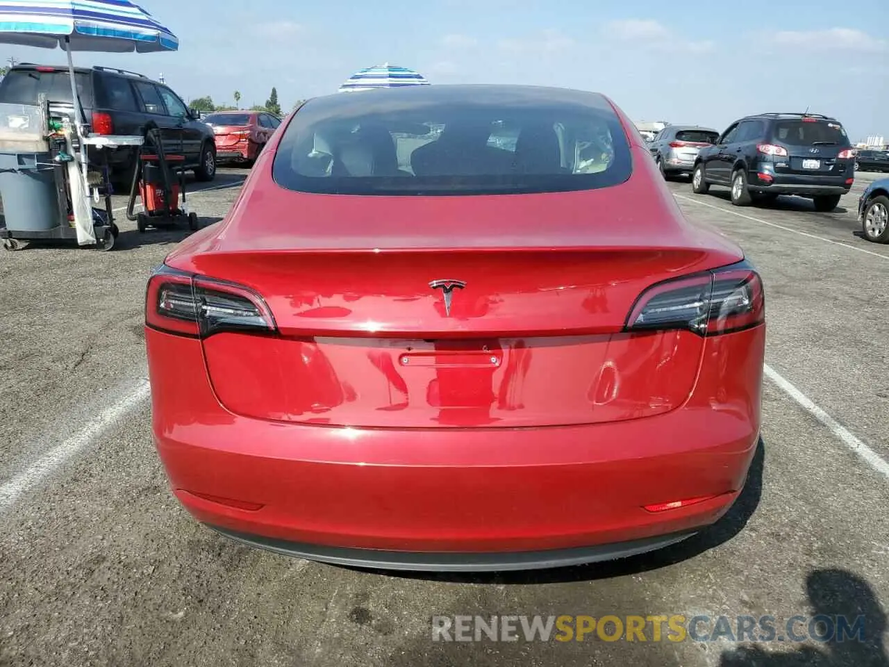 6 Photograph of a damaged car 5YJ3E1EA8PF450111 TESLA MODEL 3 2023