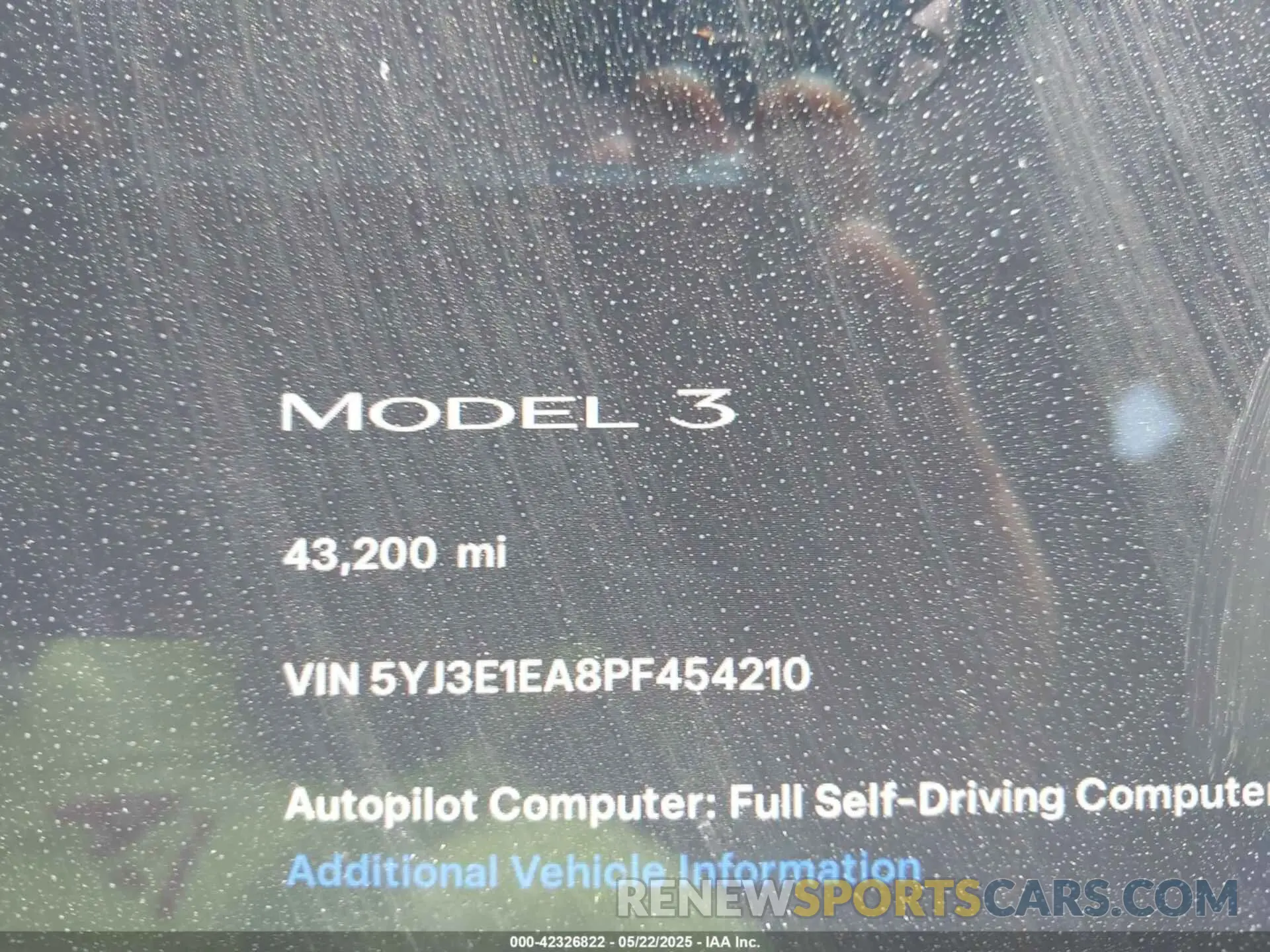 16 Photograph of a damaged car 5YJ3E1EA8PF454210 TESLA MODEL 3 2023