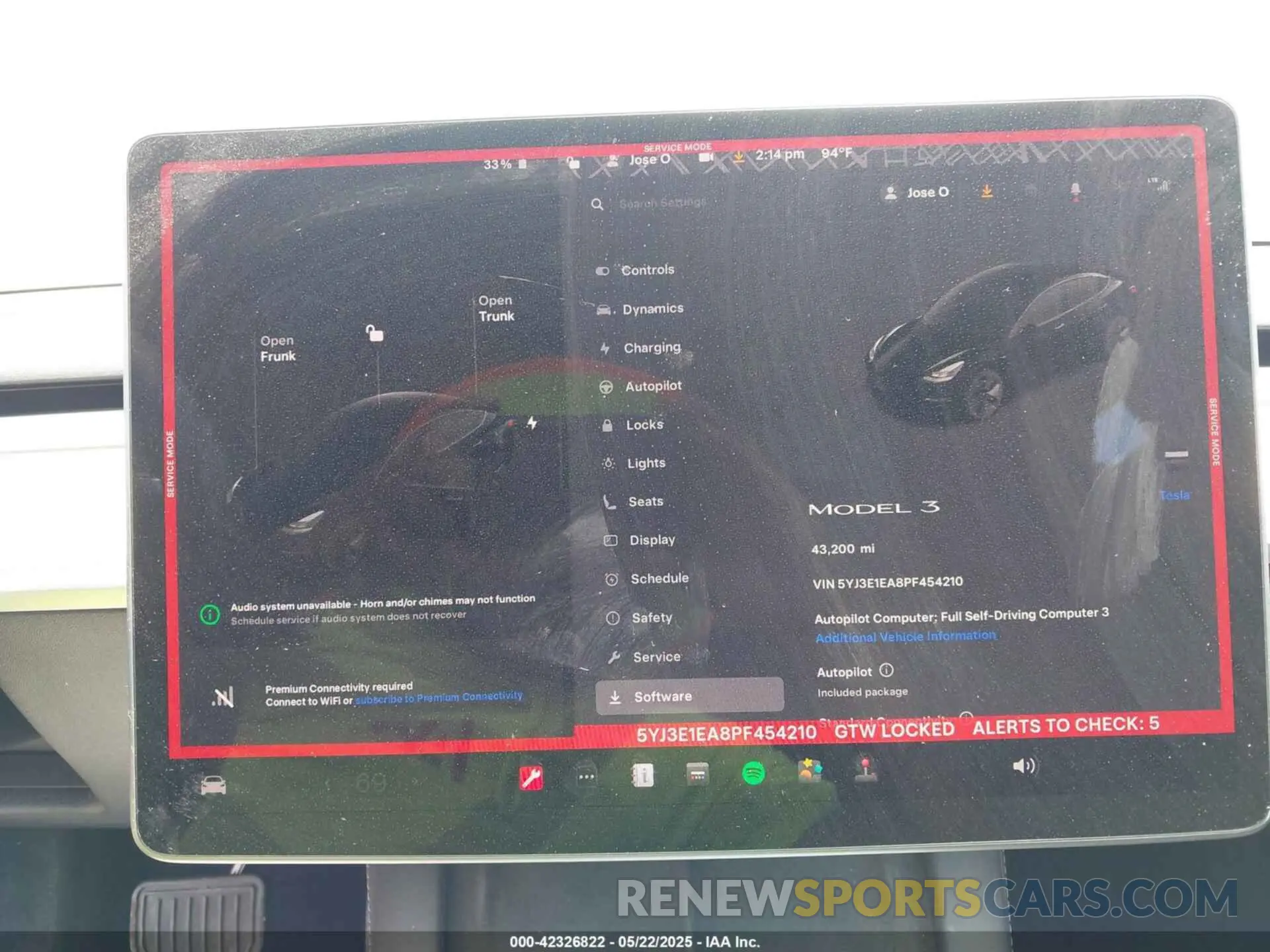 19 Photograph of a damaged car 5YJ3E1EA8PF454210 TESLA MODEL 3 2023