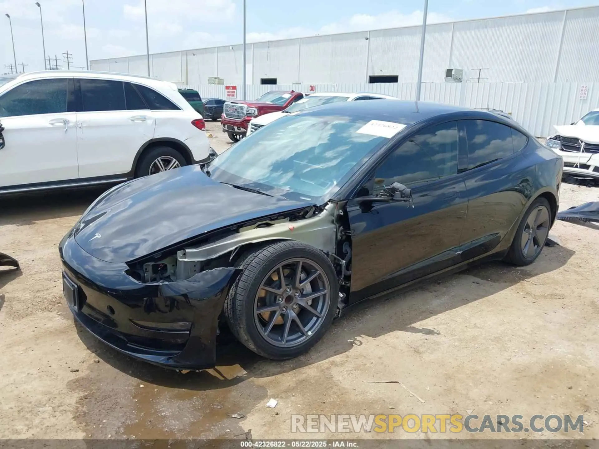 2 Photograph of a damaged car 5YJ3E1EA8PF454210 TESLA MODEL 3 2023