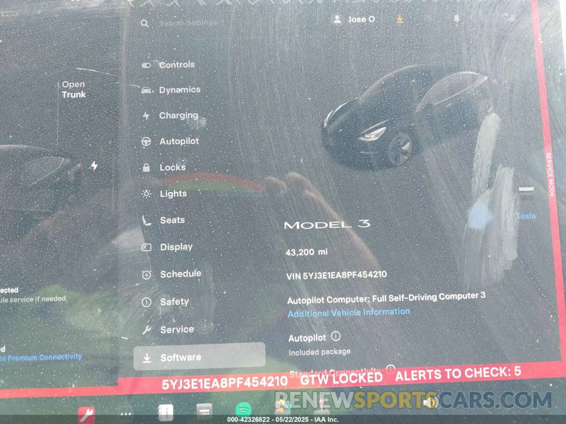 7 Photograph of a damaged car 5YJ3E1EA8PF454210 TESLA MODEL 3 2023