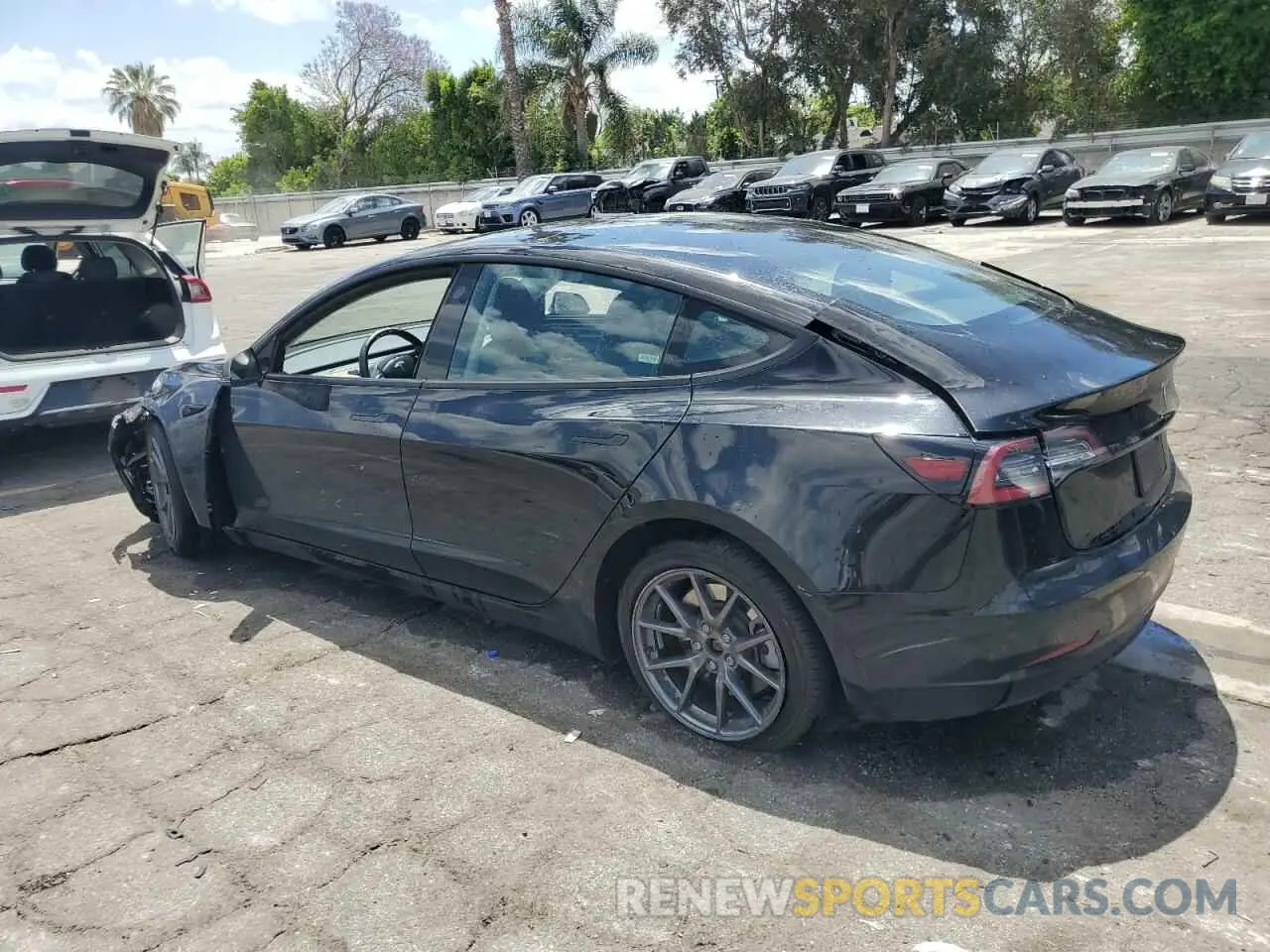 2 Photograph of a damaged car 5YJ3E1EA8PF455826 TESLA MODEL 3 2023