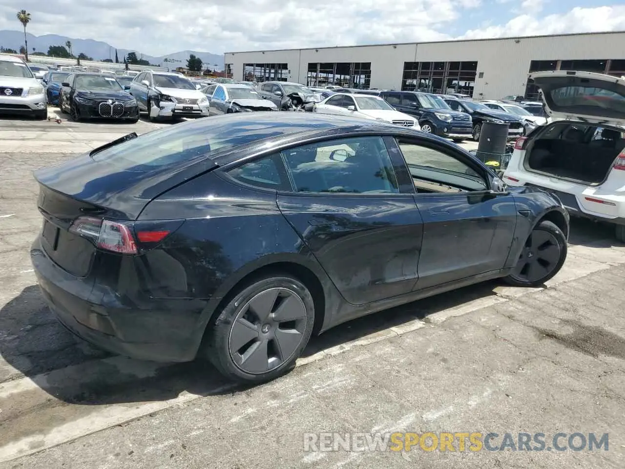 3 Photograph of a damaged car 5YJ3E1EA8PF455826 TESLA MODEL 3 2023