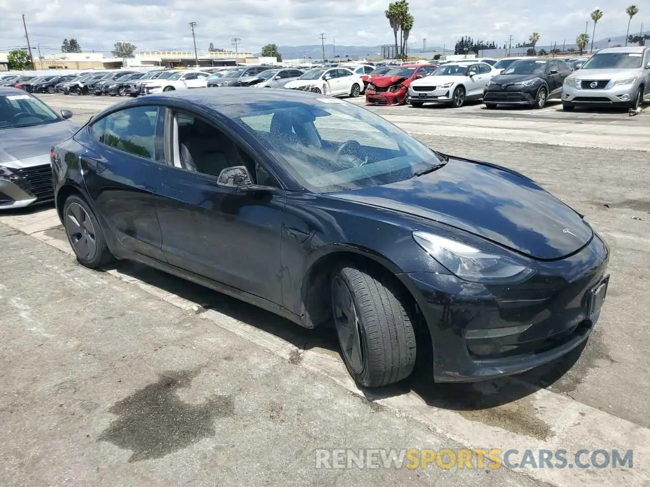 4 Photograph of a damaged car 5YJ3E1EA8PF455826 TESLA MODEL 3 2023