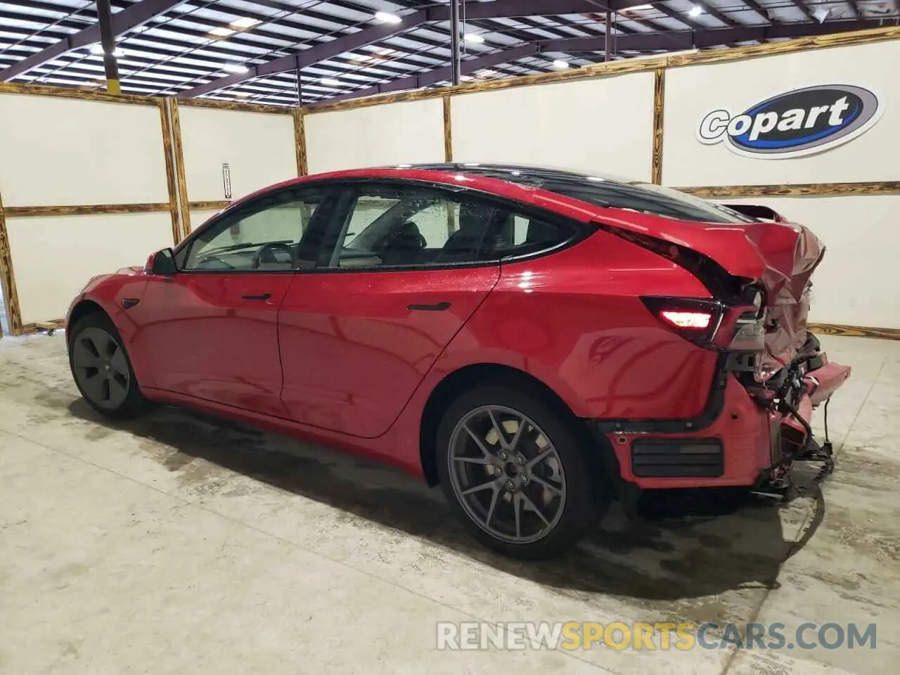 2 Photograph of a damaged car 5YJ3E1EA8PF458211 TESLA MODEL 3 2023