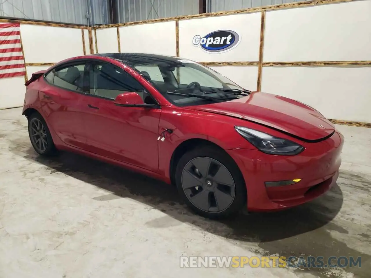 4 Photograph of a damaged car 5YJ3E1EA8PF458211 TESLA MODEL 3 2023