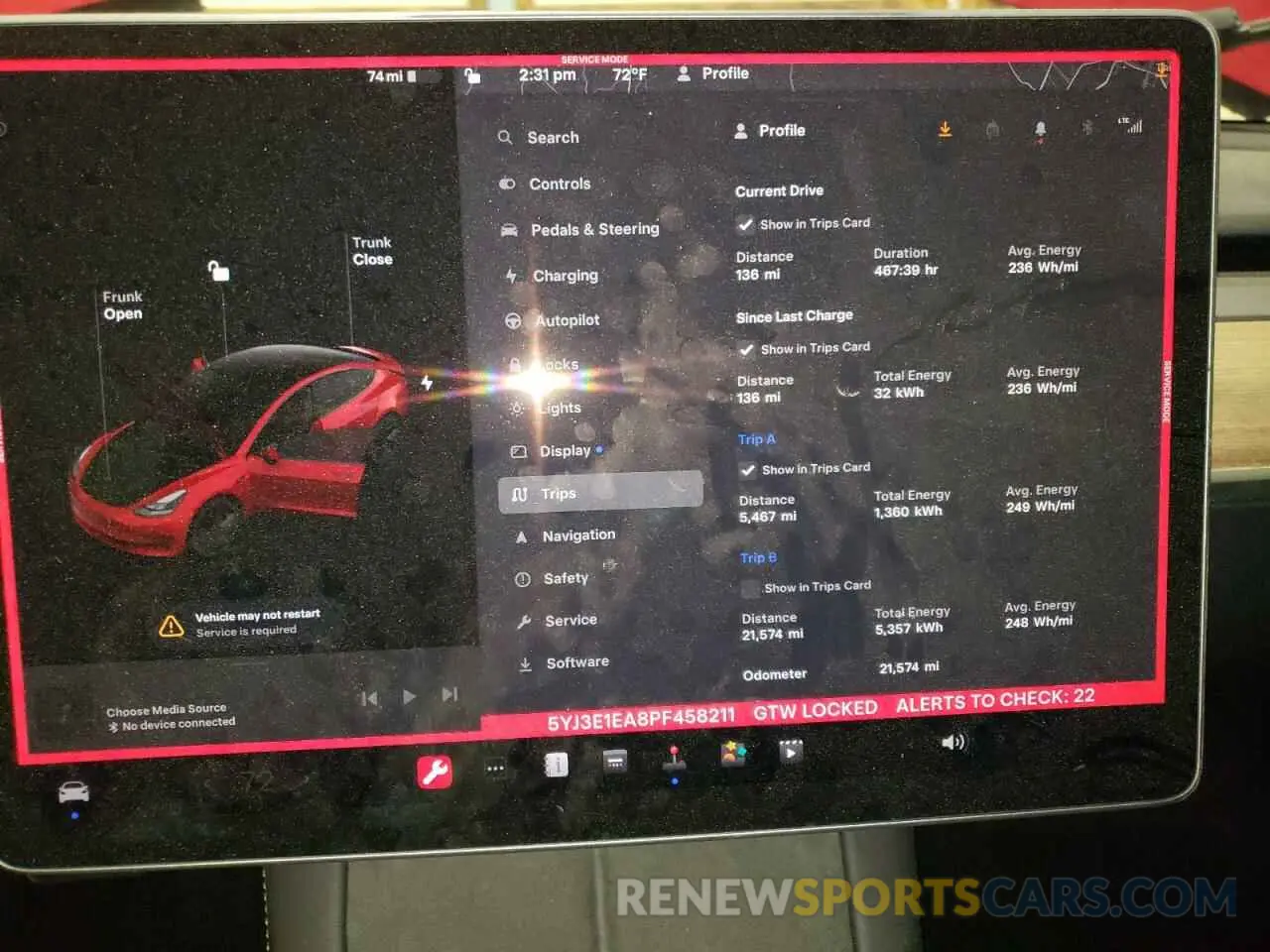 9 Photograph of a damaged car 5YJ3E1EA8PF458211 TESLA MODEL 3 2023