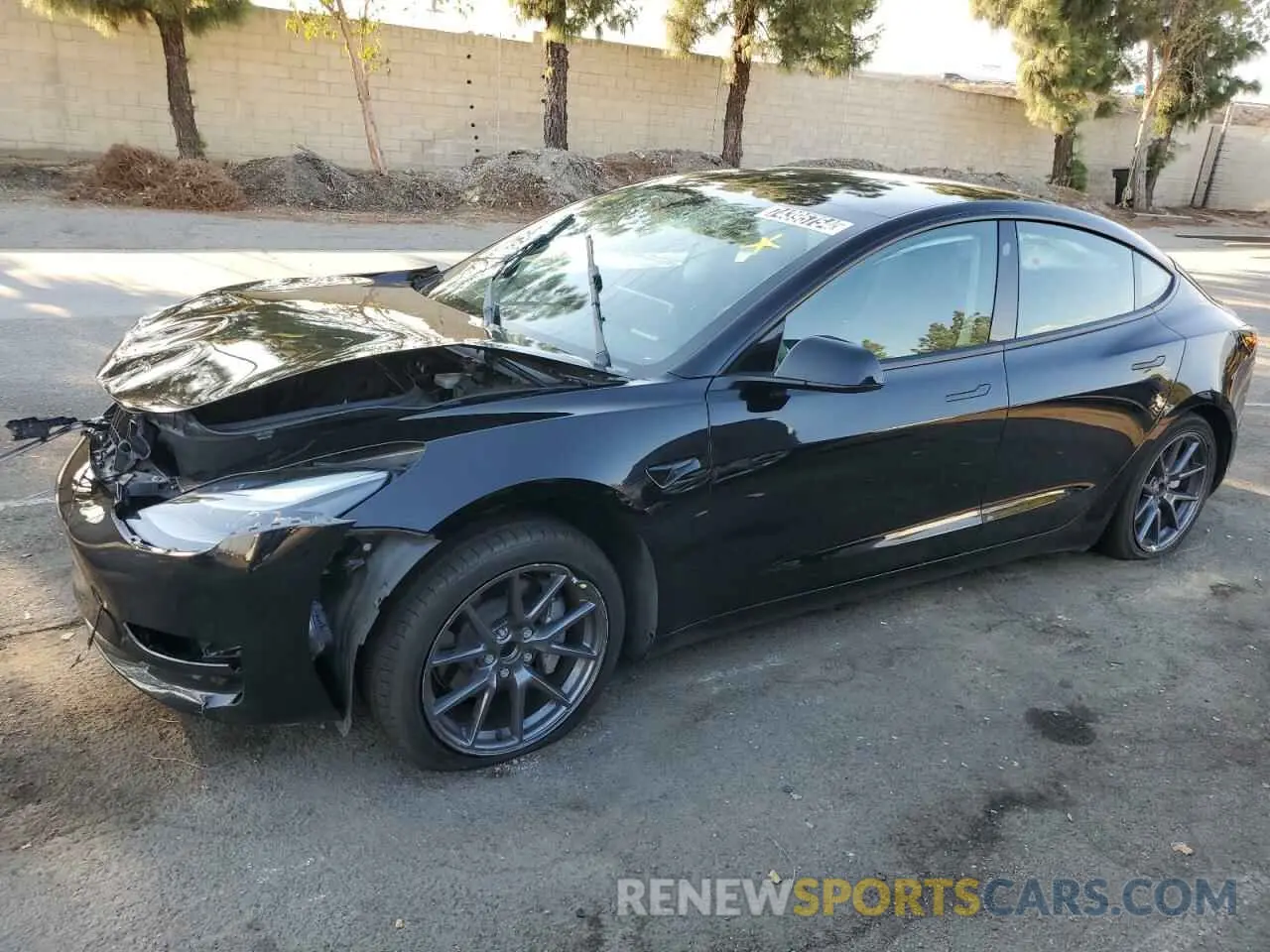 1 Photograph of a damaged car 5YJ3E1EA8PF460363 TESLA MODEL 3 2023