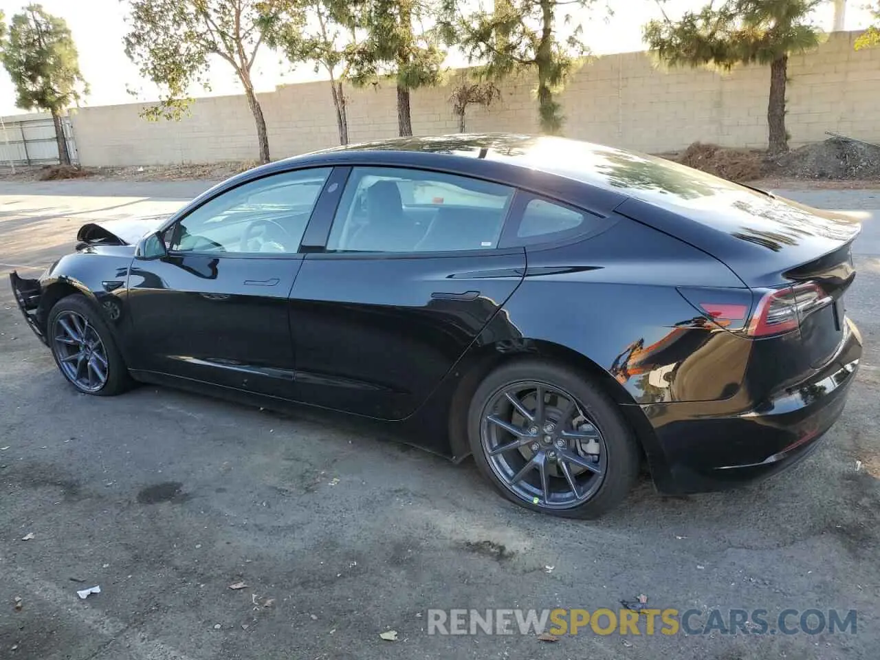 2 Photograph of a damaged car 5YJ3E1EA8PF460363 TESLA MODEL 3 2023