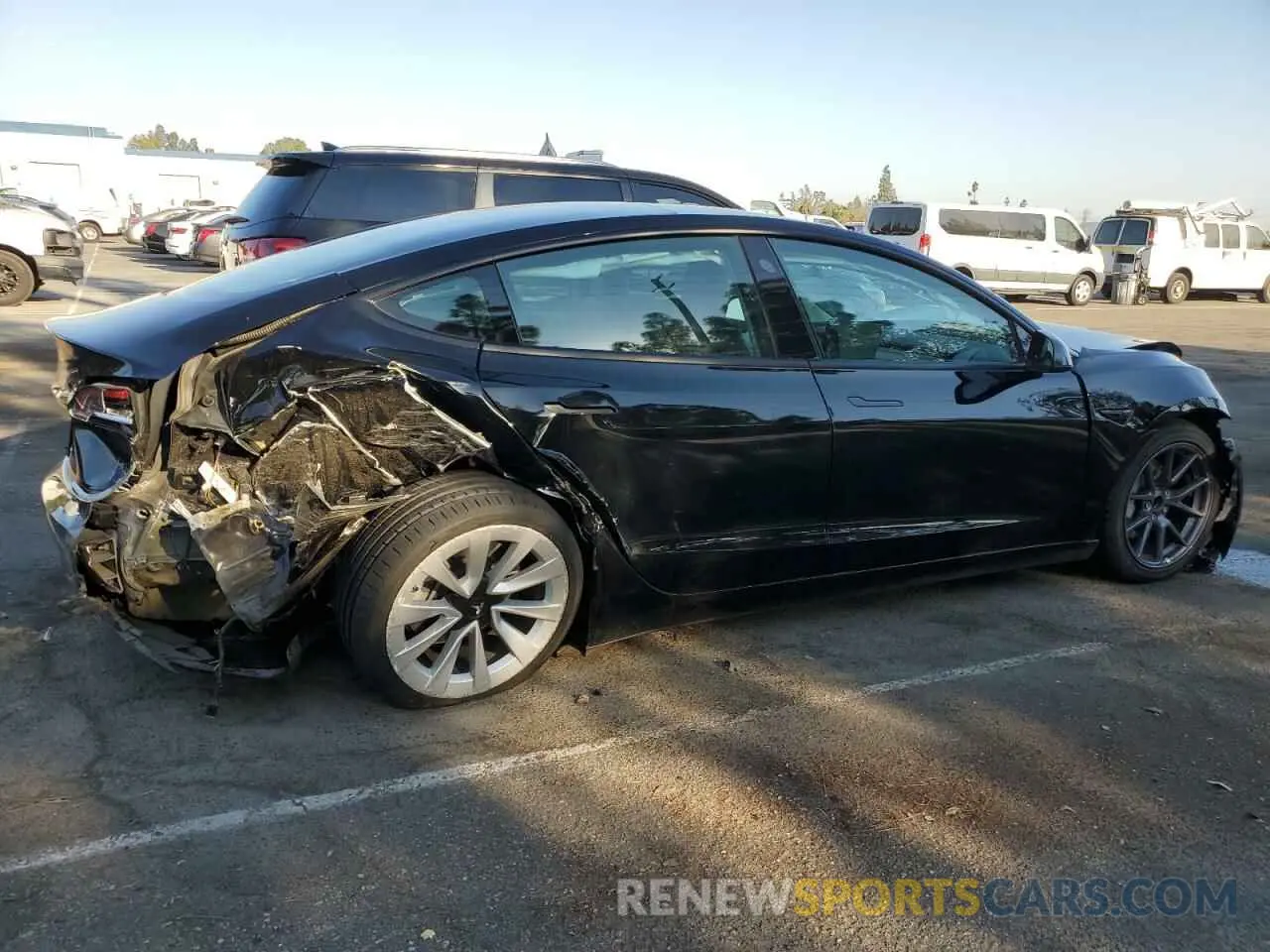 3 Photograph of a damaged car 5YJ3E1EA8PF460363 TESLA MODEL 3 2023