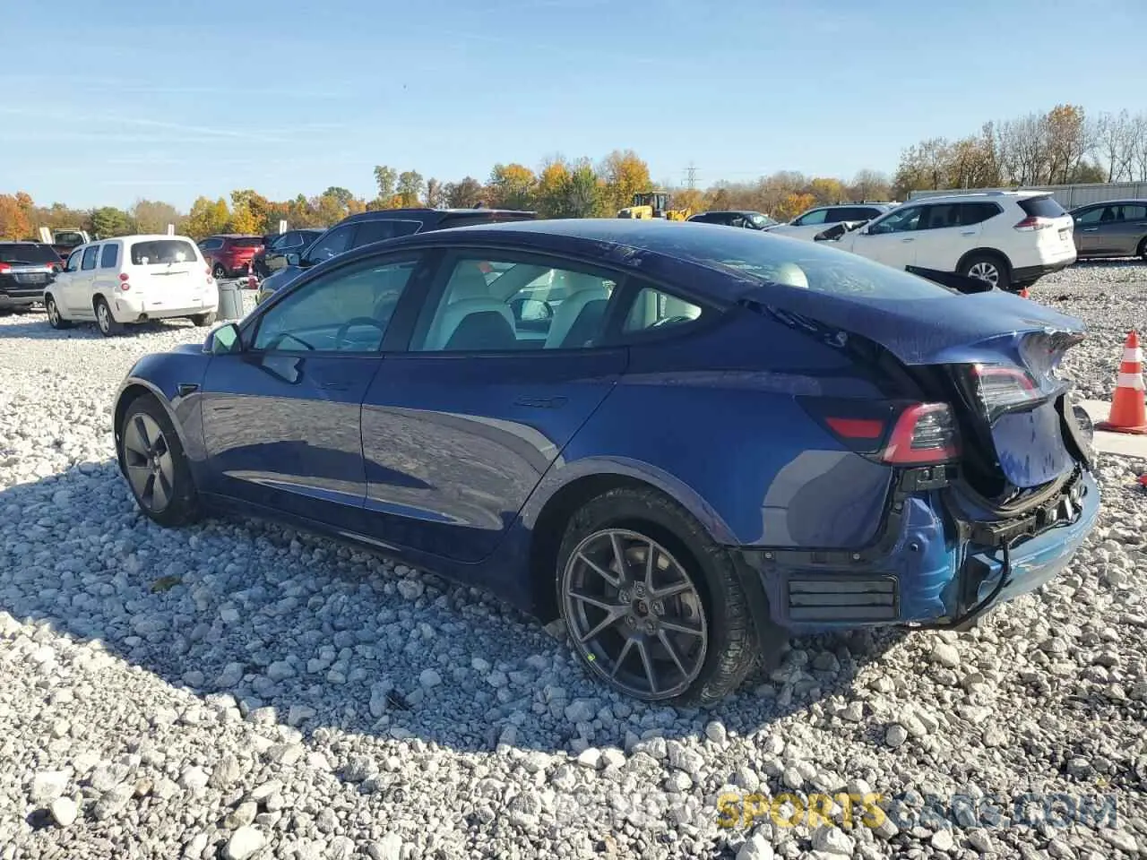 2 Photograph of a damaged car 5YJ3E1EA8PF478376 TESLA MODEL 3 2023